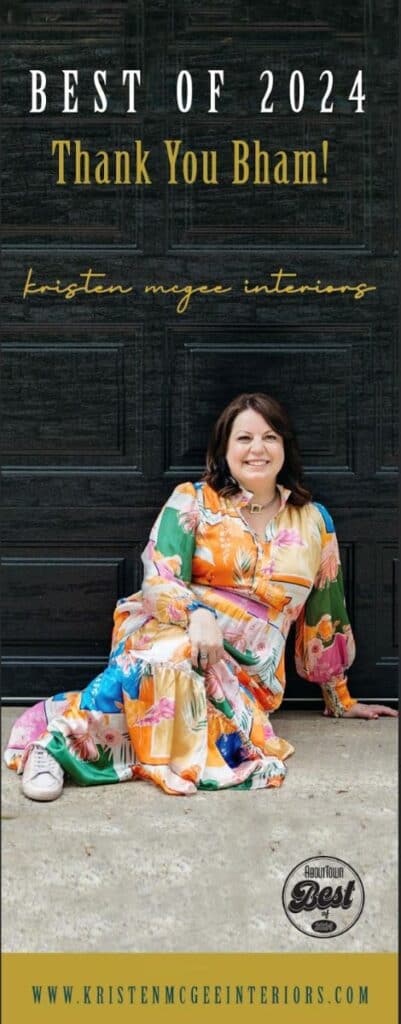 GHC 2.0 logo on About Town post, highlighting Kristen McGee Interiors.